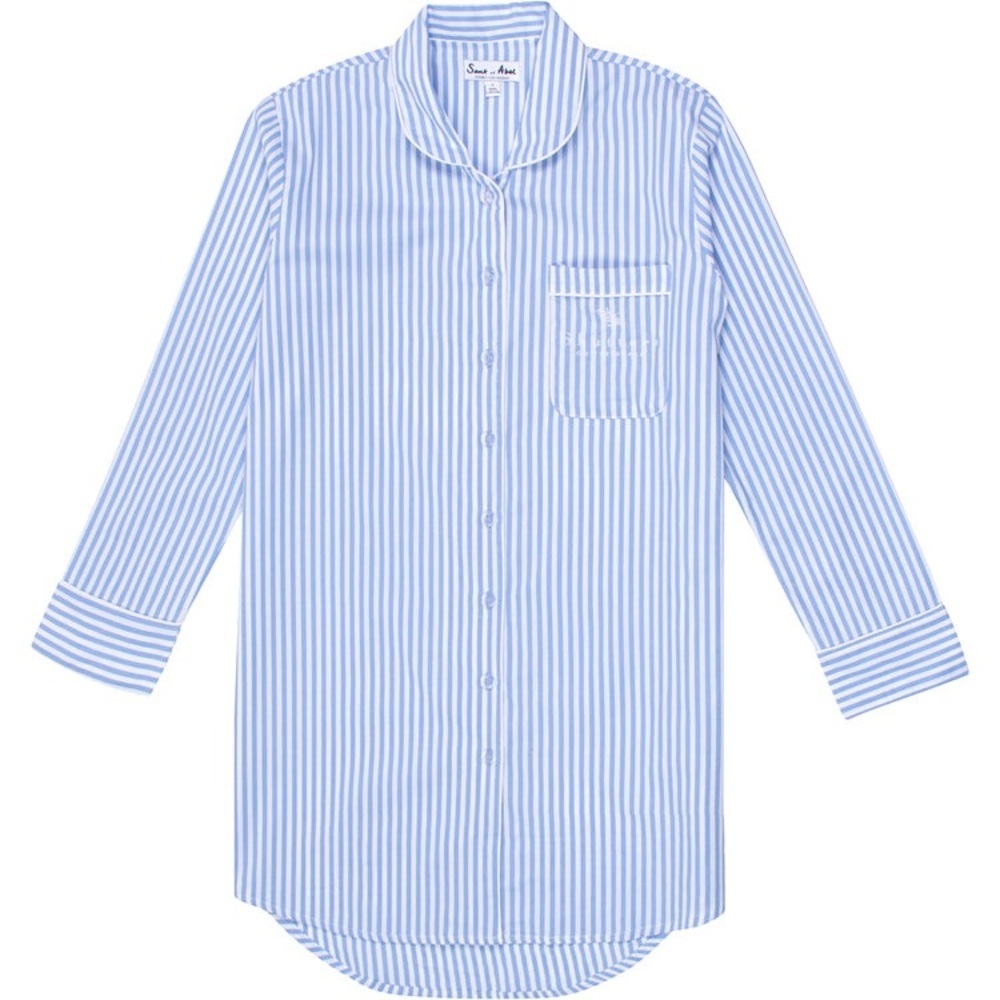 NWT Sant and Abel BRADDOCK Classic Night Shirt SHUTTERS HOTEL Size Medium - Picture 3 of 9